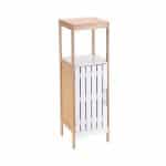 BAMBOO WOOD RACK WITH 2 SHELVES AND DRAWER 30X30X95CM UNIQUE
