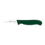 BY ORDER - PROFESSIONAL STAMPED 18000 KNIFE BIRD BENT 7CM GREEN INOX PADERNO ITALY