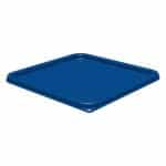 BY ORDER - SQUARE FOOD STORAGE CONTAINERS LID 28.9CM POLYETHELENE BLUE PADERNO ITALY