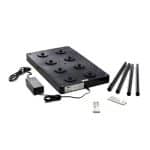 TABLE LAMP 8 MULTI CHARGER ADAPTER 2 REMOTES STACKING TUBES IMAGILIGHT BELGIUM