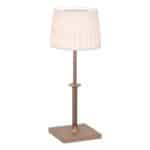 BY ORDER TABLE LAMP POLDINA CLASSIC BRONZE LED DIMMER RECHARGEABLE ZAFFERANO ITALY