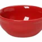 *discontinue MINI BOWL ROUND RED 7.5CM ESPIEL