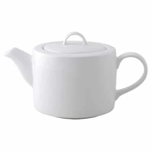BR00621040.jpg DISCONTINUED - PORCELAIN BRASSERIE TEA/COFFEE POT STACKABLE 40CL FINE PORCELAIN TABLETOP - Image 1