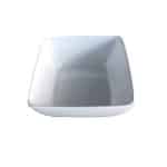 MELAMINE SQUARE BOWL 25X25CM WHITE - UNIQUE