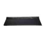 MELAMINE SHALLOW PLATER 38X12.7CM BLACK - UNIQUE