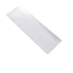 MELAMINE SHALLOW PLATER 38X12.7CM WHITE- UNIQUE