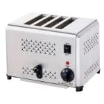 TOASTER 4 SLICE ELECTRIC 1.8KW 31.5X27X22CM UNIQUE