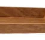SKYLINE TRAY BOX SOLID OAK WOOD 26.5X32.5X6.5CM NOKTE SPAIN