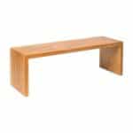 BY ORDER SKYLINE BENCH SOLID OAK WOOD 54X17X16CM NOKTE SPAIN