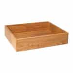 BY ORDER SKYLINE TRAY BOX SOLID OAK WOOD 48X40X10CM NOKTE SPAIN