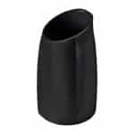 MELAMINE SAUCE POT CANISTER 12X22CM BLACK ZICCO APS