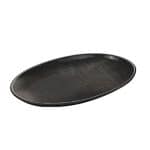 BY ORDER - MELAMINE PLATTER OVAL BLACK 71X45.4X3.5CM NOV