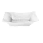 MELAMINE BOWL DEEP WHITE SQUARE 36X11CM NOV
