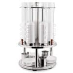 DISCONTINUED - CUP DISPENSER MAX 48CUPS MAX DIAMETER 8.5CM HOLDERS MAX 14.5CM SAUCERS SPACE 40X65CM