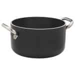 SAUCE POT ALBLACK INDUCTION ALUMINIUM 2 HANDLES TEFLON 28X16CM 9L AGNELLI  ITALY - BY ORDER