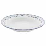 MARIE CHRISTINE DECOR NOSTALGIA BLUE PLATE DEEP WITH RIM 23.5CM BAUSCHER GERMANY - BY ORDER