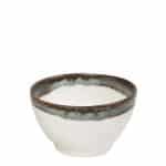 DISCONTINUED - ESSENTIALS REACTIVE BOWL 11X7CM GREEN STONEWARE ESPIEL