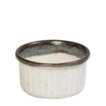 DISCONTINUED - ESSENTIALS REACTIVE SOUFFLE 10X5CM GREEN STONEWARE ESPIEL