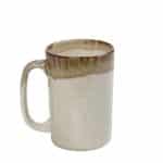DISCONTINUED - ESSENTIALS REACTIVE CUP MUG 41CL BEIGE STONEWARE ESPIEL