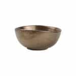 DISCONTINUED - CLARO BOWL 7.5X4CM GOLD GRAPHITE CHIC BELGIUM