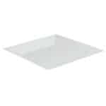 NEW MELAMINE SQUARE TRAY CANON WHITE 40.5X40.5X4.5CM ILSA