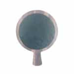 MELAMINE PLATTER ROUND WITH HANDLE 28CM BLACK BROWN WOOD UNIQUE