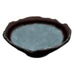 MELAMINE SASHIMI BOWL RUSTIC SIEL BROWN 24X23.5X10CM NOV