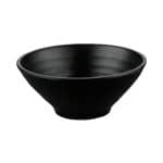 MELAMINE DEEP BOWL ROUND CONIC BLACK MATT 20.5X8.3 NOV