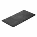 MELAMINE PLATTER RECTANGULAR BLACK 45.8X20.8X1.7CM NOV