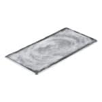 MELAMINE PLATTER RECTANGULAR LIGHT GREY 45.8X20.8X1.7CM NOV