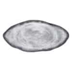 MELAMINE PLATTER OVAL LIGHT-GREY 28X14X4.2CM NOV