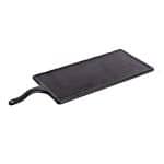 MELAMINE PLATTER RECTANGULAR WITH HANDLE BLACK 52X40X19.9X1.2CM NOV