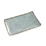 BY ORDER - MELAMINE PLATTER RECTANGULAR DECOR GREEN 34.6X23.7X3CM NOV