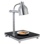 BUFFET CARVING STATION HEATER LAMP SINGLE STAND SILVER MARBLE 45X50CM UNIQUE