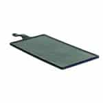 MELAMINE PLATTER WITH HANDLE RECTANGULAR 25X18CM BLACK UNIQUE