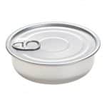 BY ORDER - 100 CHEF CAN WITH LID BOWL ALUMINUM SILVER 1X100PCS SET