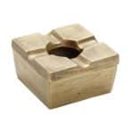 ASHTRAY WINDPROOF ALUMINIUM COLOR BRONZE 8X8X5CM ESPIEL - BY ORDER