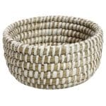 BREAD BASKET ROUND KANS GRASS 17X9CM ESPIEL - BY ORDER