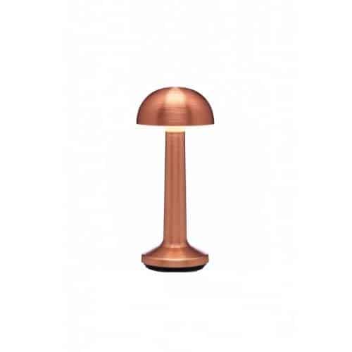 TAB-IMA-MOM-077.jpg TABLE LAMP MOMENTS CAP LED RECHARGEABLE COPPER IMAGILIGHT BELGIUM - Image 1