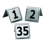 TABLE NUMBER INOX 6X6CM SET 1-50 NOVATEX