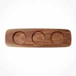 WOOD IROCO 30X8X2CM WITH 3X6CM HOLE UNIQUE