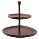 SAMBONET ARTHUR KRUPP RADICI SERVING STAND 2 TIER WOOD ACACIA 18-26.5X25.5CM