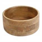 BUFFET MANGO WOOD BOWL ROUND 19.5X11.5CM ESPIEL