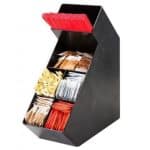 BAR COFFEE STATION ORGANIZER 6 DIVIDED 37X15.5X42CM CLPCS-6B