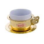 TRADITIONAL COFFEE CUP SET N1 9X6.5CM BRONZE - BY ORDER