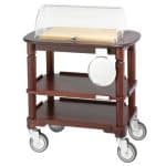 VERSAILLES CAKE CHEESE TROLLEY 77.5X51X94CM ROSEWOOD SAMBONET ITALY - BY ORDER