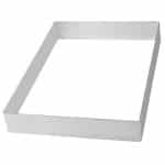 PASTRY RING RECTANGULAR 40X30X5CM INOX 18-10 11H5L40 PADERNO - BY ORDER