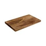 WOOD MANGO TRAY RECTANGULAR WITH GROOVE 40X30X3CM ESPIEL