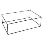 BUFFET ADVANCED WIRE BASE METAL BLACK RECTANGULAR 53X32.5X16CM ESPIEL