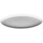BUFFET PORCELAIN OVAL COUPE PLATTER 49X19X3.5CM GTSA